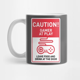 Caution: Gamer At Play Mug